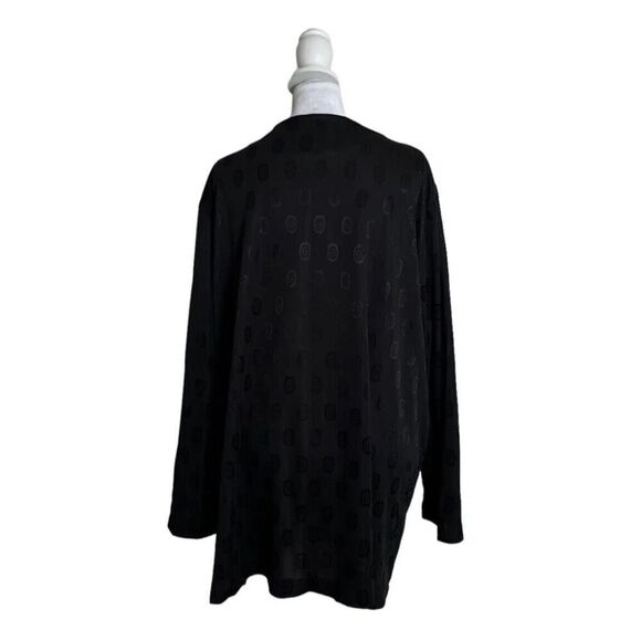 Vintage Unbranded Women’s Patterned PJ Set Cozy Black White US 24W - Picture 11 of 14